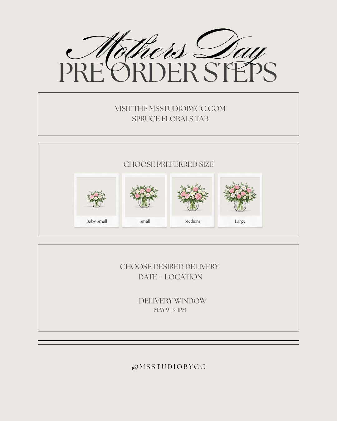 Mother's Day Floral Pre Order