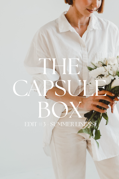 The Linen Capsule Box